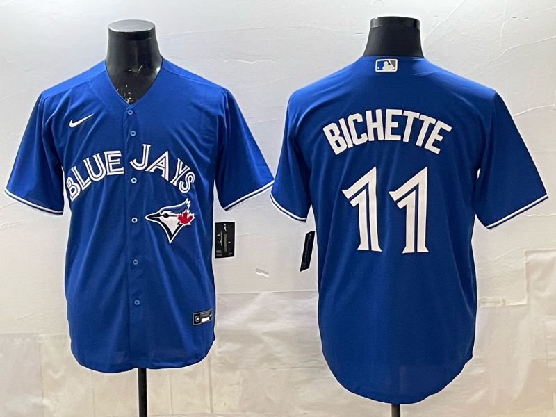 Men 2025 Nike Toronto Blue Jays #11 Bichette Blue Game MLB Jersey 015->toronto blue jays->MLB Jersey